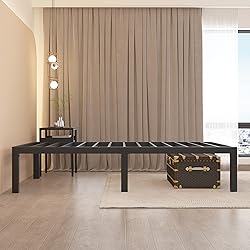 MAF 14 Inch Twin Metal Platform Bed Frame with