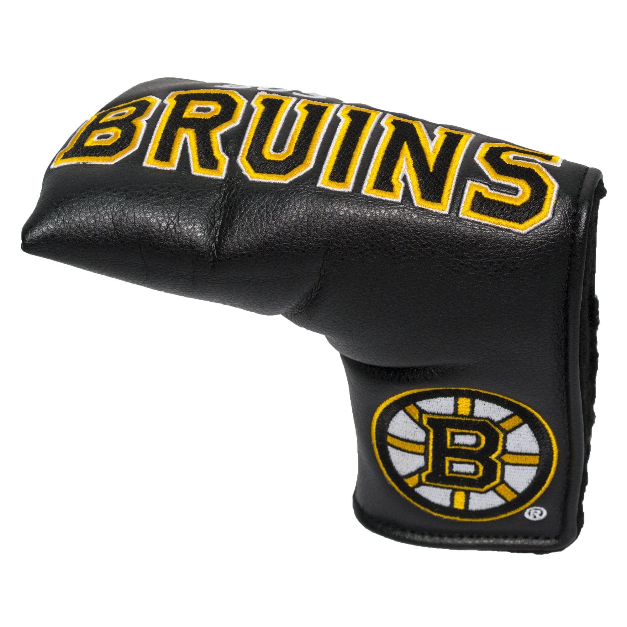 Team Golf NHL Boston Bruins Vintage Blade Putter Cover Golf Club Vintage Blade Putter Headcover, Form Fitting Design, Fits Scotty Cameron, Taylormade, Odyssey, Titleist, Ping, Callaway