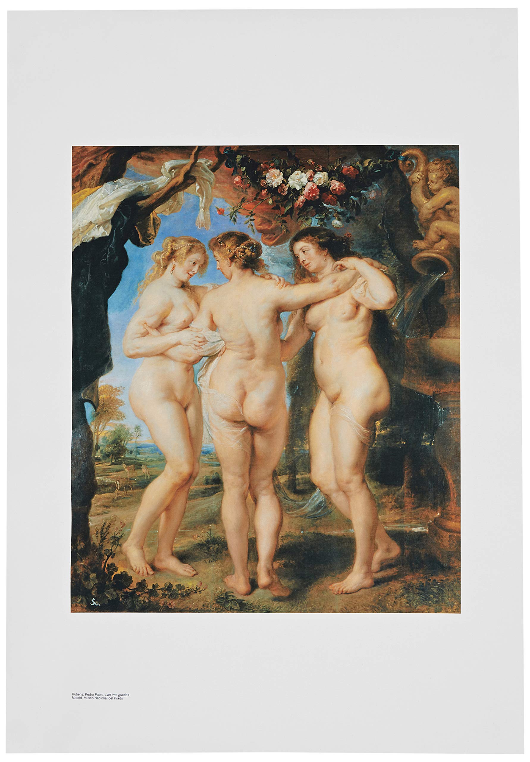 Official Reproduction of the Prado Museum "The Three Graces"