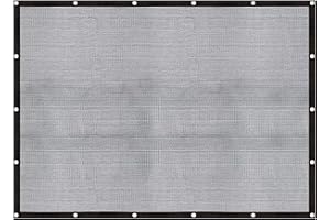 Cool Area 60-70% Shade Cloth Heavy Duty Knitted Mesh Tarp with Grommets 6x8FT Shade Trap for Patio Canopy Garden Porch Greenhouse Pools Dump Truck Dog Kennel Black