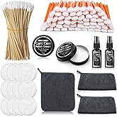 Nuanchu 607 Pcs Card Cleaning Kit Trading Card Repair Kit Includes Cleaning Spray Polishing Paste Cotton Swab Cotton Disc and