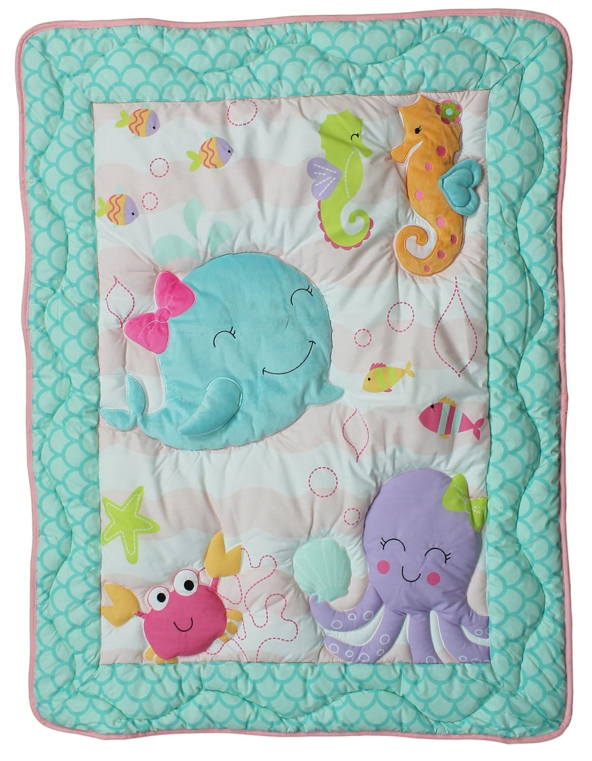 under the sea crib bedding girl