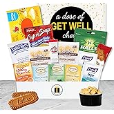 Get Well Care Package for Adults – 10-Piece Cold & Flu Gift Basket with Soup, Tea, Tissues & Sanitizer Wipes (Get Well Cheer: For Colds, Flu, Allergies)
