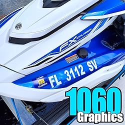 1060 Graphics 3" high Custom Boat Registration