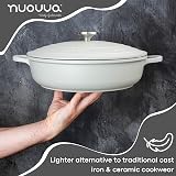 Nuovva Casserole Dishes with Lid 3.9L Non Stick Grey 28cm Induction view 6