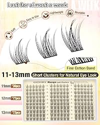 Goddvenus Natural Lash Clusters Wispy Manga Eyelash