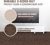 Yes4All Interlocking Floor Mats Border Oak Wood Dark 12 Tiles 12 ft² view 3