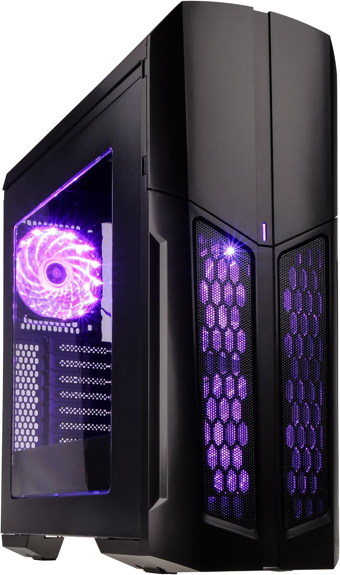 Kolink Vault RGB Midi Tower Gaming Case - Black/RGB LED