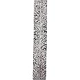 Damascus Feather Steel Billet Bar 30x5cm Handmade Bush Crafts Knife Tools Making Bar 12" - 30cm Length Perfect Christmas Gifts For Him Her