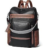 Shrrie Vegan Leather Laptop Backpack for Women 15.6 inch Work Backpack Fashion Travel Backpack Purse for Business College
