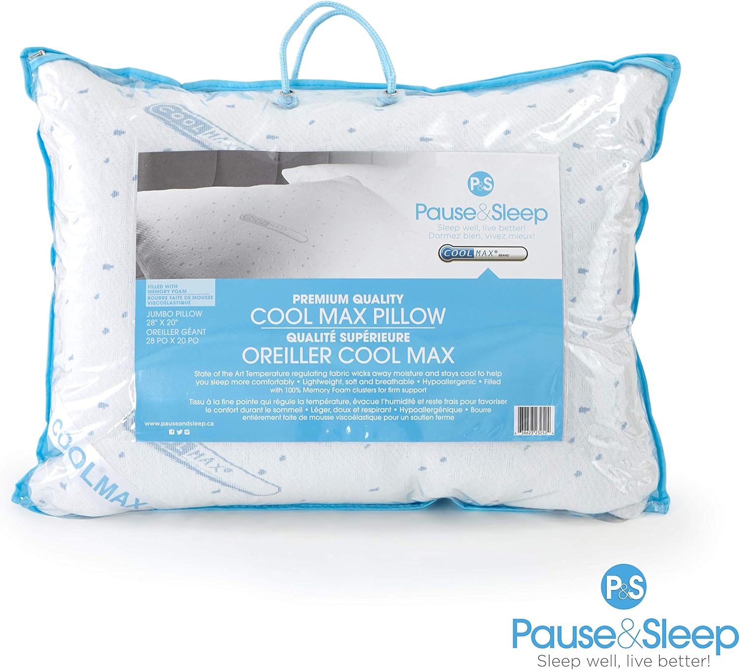 Pause Sleep Cool Max Pillow Amazon Ca Home Kitchen