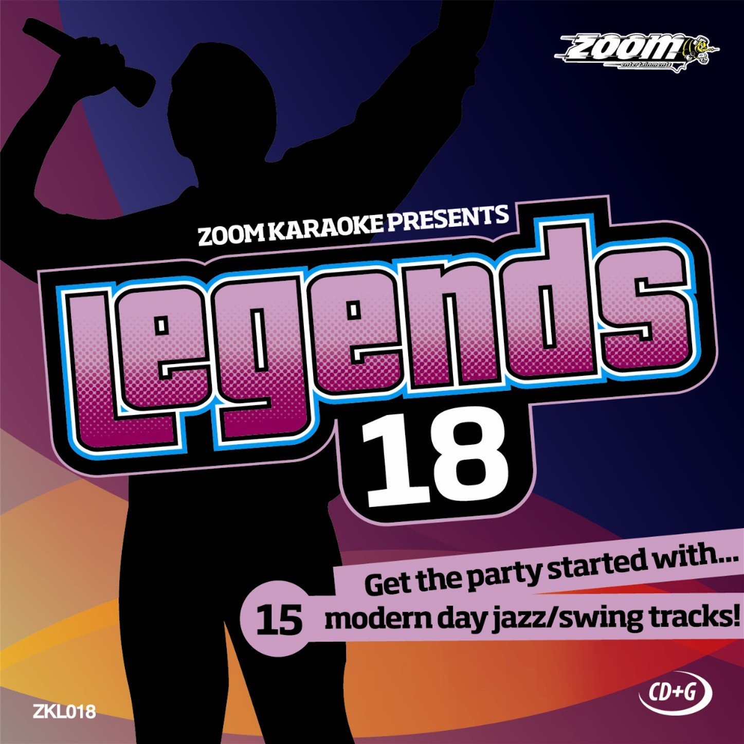 Zoom Karaoke CD+G - Legends Volume 18 - 15 Jamie Cullum Tracks [Card Wallet]