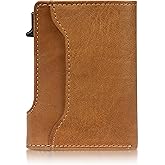 Tony Perotti Men's Italian Leather Trifold Wallet - RFID Quick Access Wallet With Cash & Receipt Pocket - Eco-Friendly Vegetable-Tanned Full Grain - Made in Italy