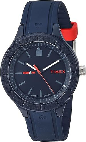 ironman essential 43mm resin strap watch