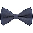 WELROG Classic Pre-Tied Bow Tie for Children & Adults Solid Color Adjustable Bowtie