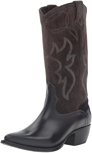 botas vaqueras bordadas para mujer