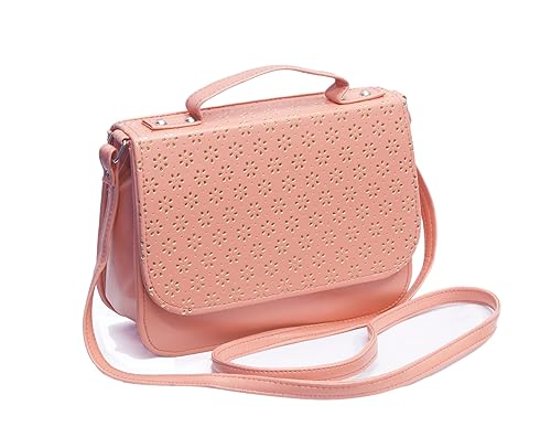 peach sling bag