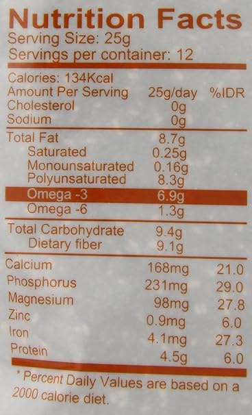 enature Orgánica Chia semillas, 10.6 onza: Amazon.com ...