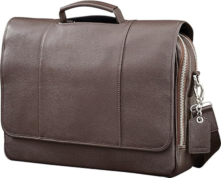 samsonite mens leather classic messenger