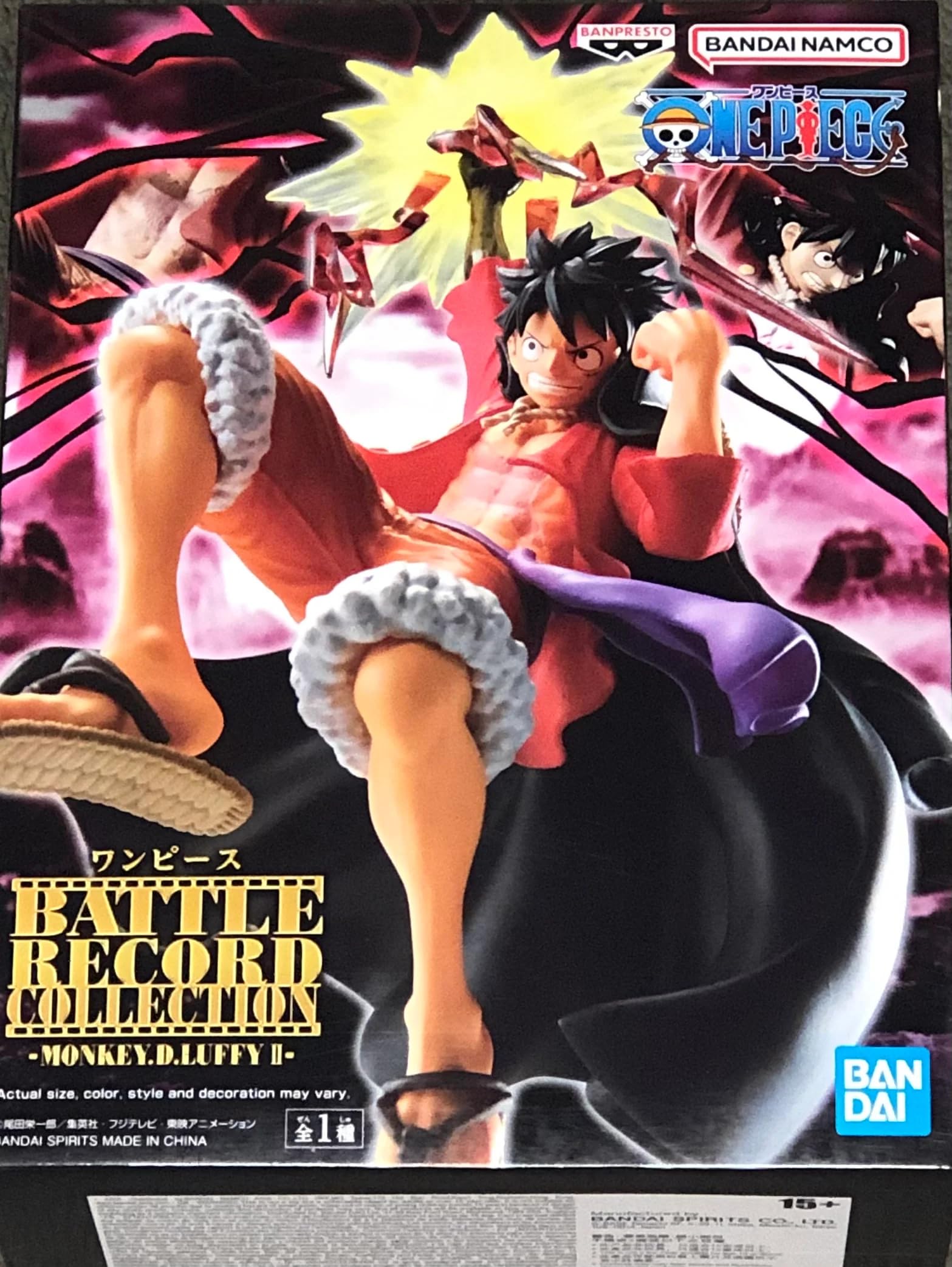 BANDAI - Banpresto - One Piece - Battle Record Collection - Monkey.D.Luffy II Statue