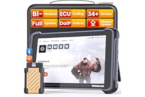 THINKCAR Bidirectional Scan Tool, THINKSCAN 689BT Full System Automotive Diagnostic Tool with Lifetime Free Update, 3000+ Act