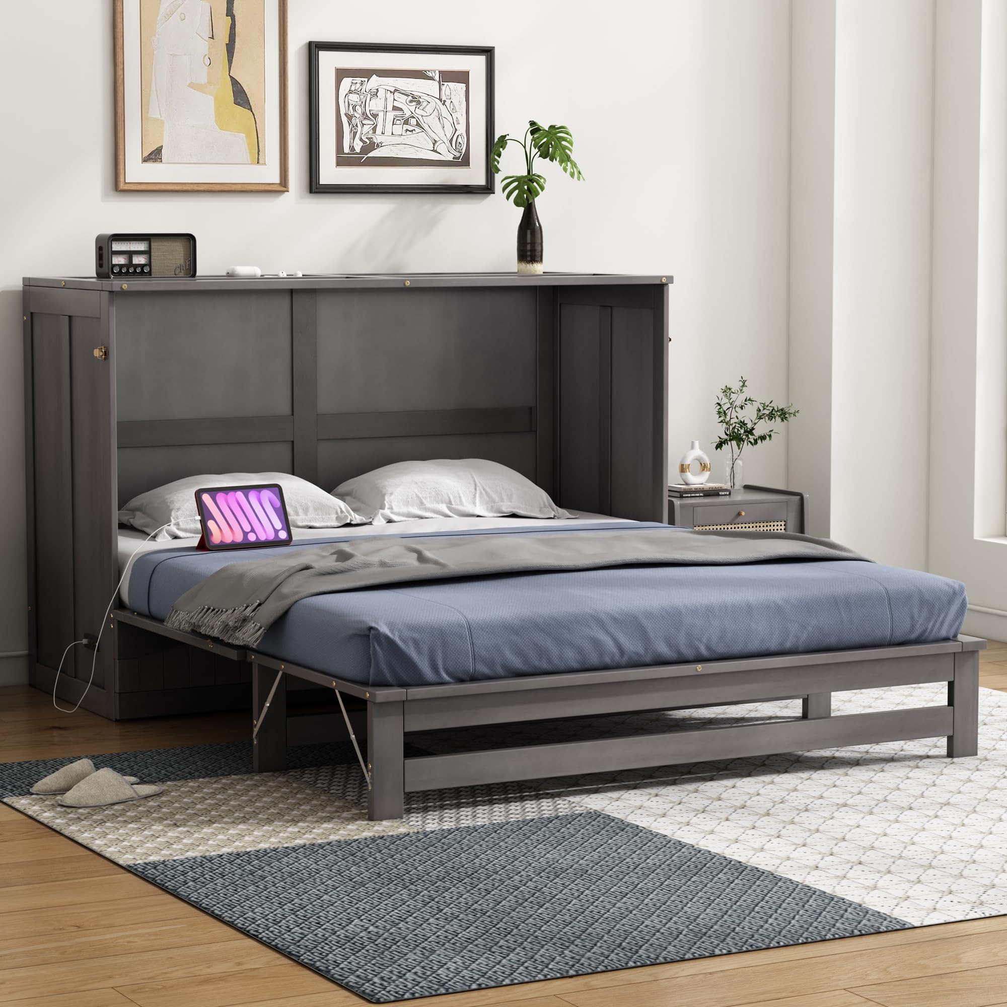 Photo 1 of Ball & Cast Bed. QUEEN SIZE 