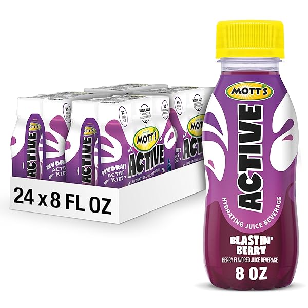 MOTT’S ACTIVE BLASTIN’ BERRY HYDRATING JUICE BEVERAGE, 8...