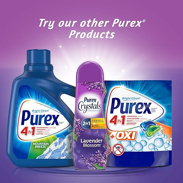 PUREX CRYSTALS IN-WASH FRAGRANCE AND SCENT BOOSTER, LAVENDER BLOSSOM, 21 OUNCE