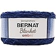 Bernat Blanket Yarn, Navy Ombre