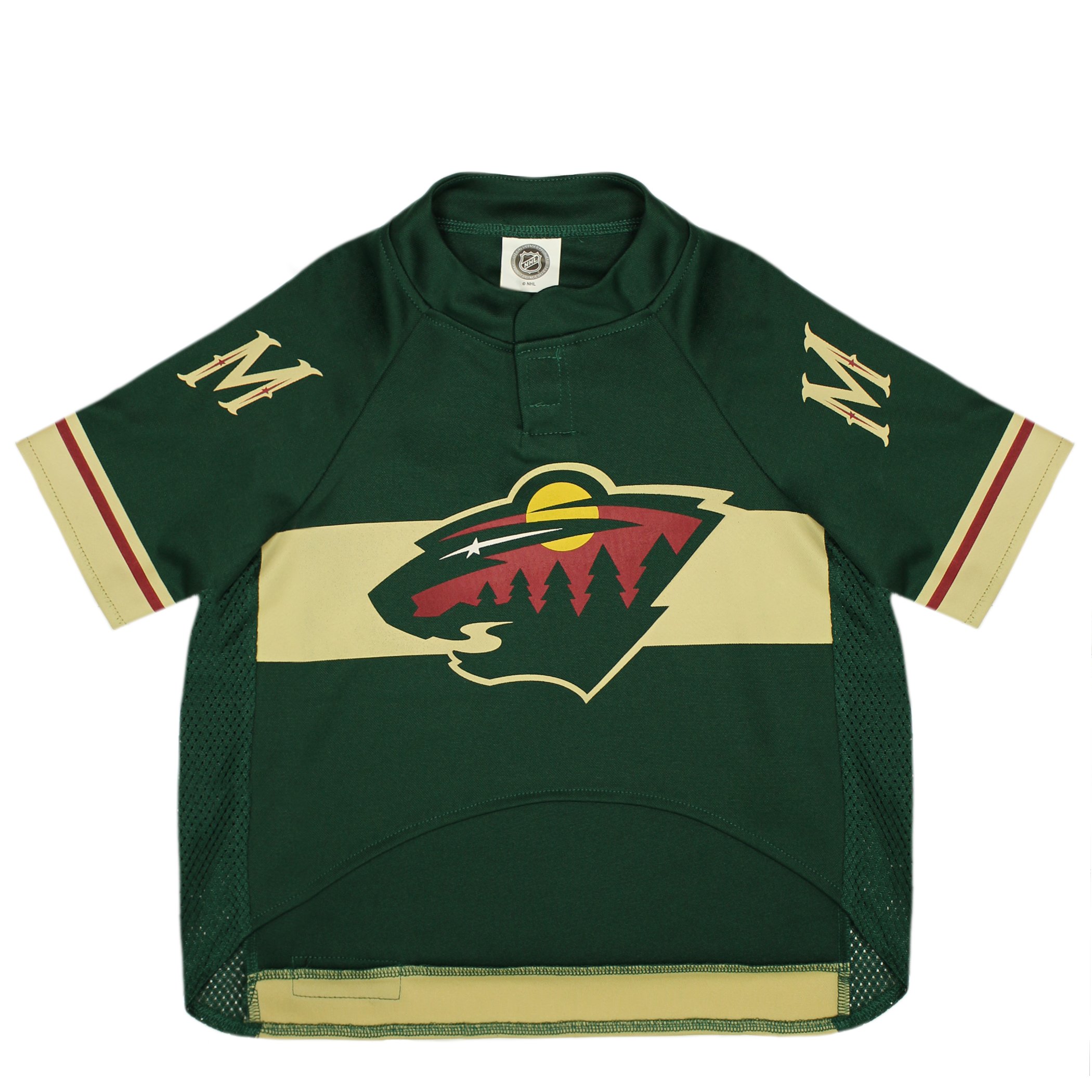 Pets First NHL Minnesota Wild Jersey for Dogs & Cats, Small. - Let Your Pet Be A Real NHL Fan!