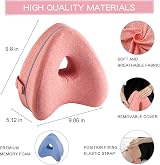 BEAUTRIP Leg Pillow Ergonomic Knee Pillow Memory Foam with Strap view 2