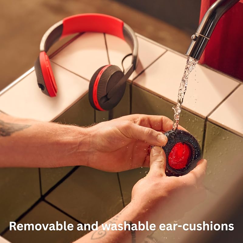 6000 Series TAA6219BK/00 Auriculares Deportivos Bluetooth Con Alimentación Solar Negro/Rojo