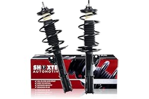 Shoxtec Front Pair Complete Struts Assembly Replacement for 2006-2011 Toyota Yaris 1.5L I4 Coil Spring Shock Absorber Repl. P