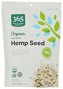 365 by Whole Foods Market, Organic Seeds, Hulled Hemp, 12 Ounce
