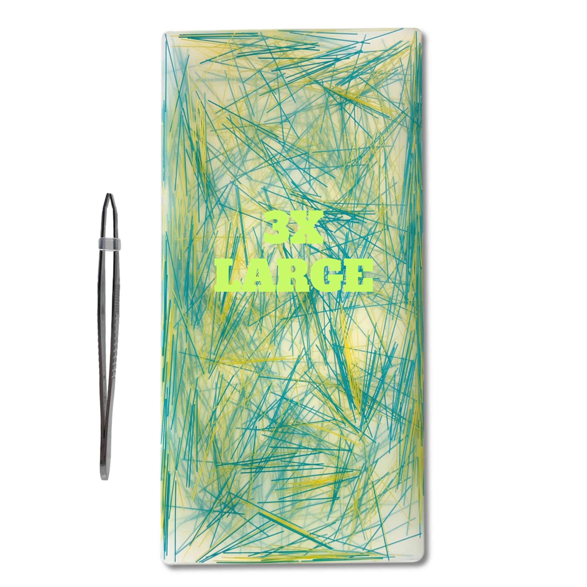 Picky Pad Skin Picking Fidget Toys, Adult Picky Pad Fidget, Picky Party Pad, Stress & Anxiety Relief Sensory Toys for Skin Picking Pad with Tweezer (Calm Blue)