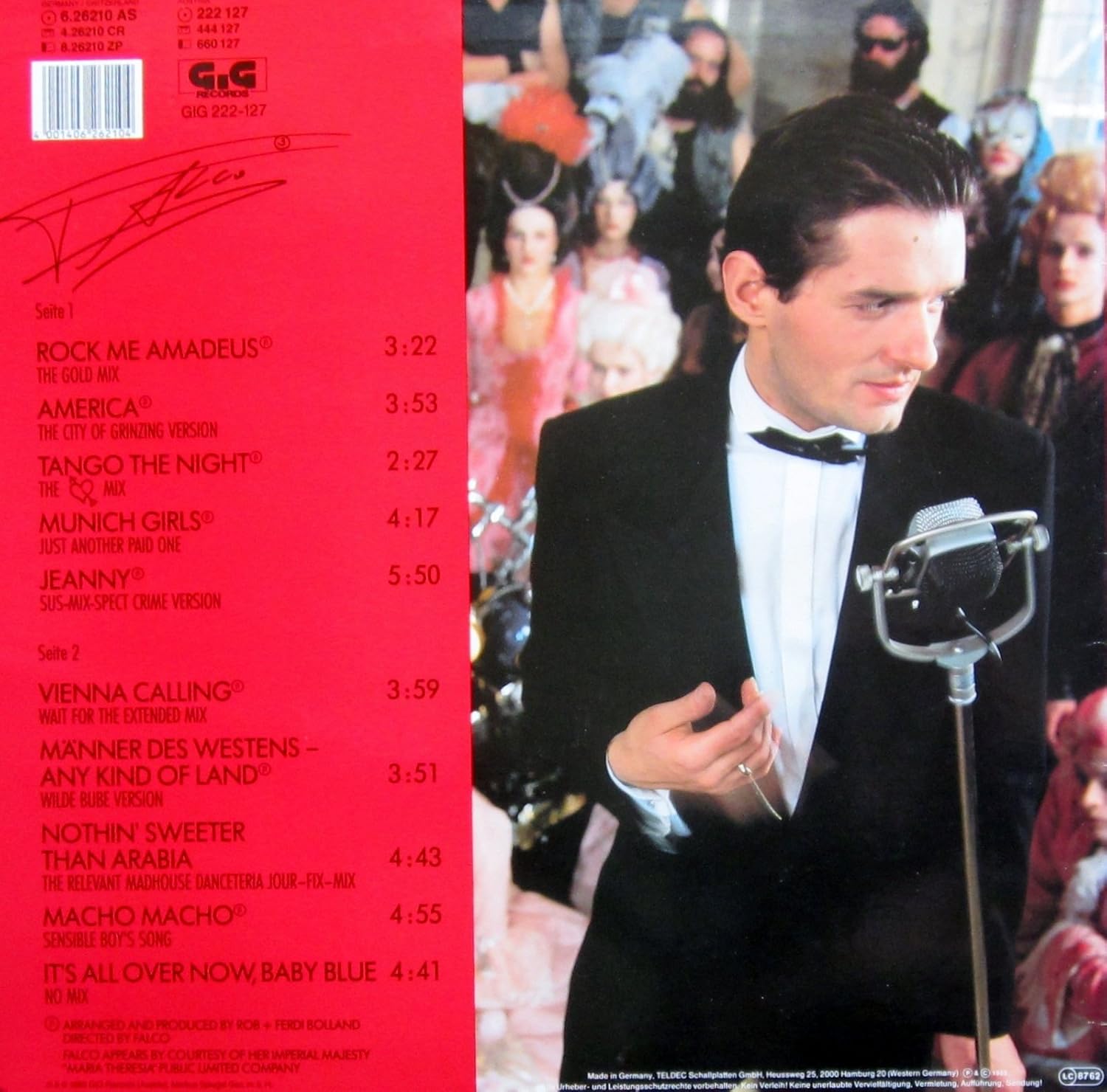 Amazon Falco 3 1985 Vinyl Record Vinyl Lp ミュージック ミュージック