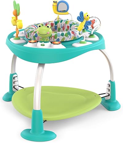 Bright Starts Bounce Bounce Baby 2-in-1 Activity Jumper Table Green