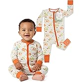 THE PLUSH CLUB Viscose from Bamboo Baby Pajamas – Long Sleeve Onesie Baby Romper Zipper Pajamas Mittens & Footies Toddler Pjs