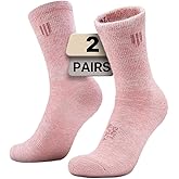 Juclise Alpaca Wool Micro Crew Hiking Socks Midweight Moisture Wicking Anti-blister Cushioned