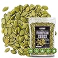 Raw Pumpkin Seeds (Papitas) 64 oz (4 lb) | No Preservatives | Batch Tested Gluten & Peanut Free | Non-GMO | NO PPO | 100% Natural | Resealable Bag | BULK Size | Healthy | Premium Grade