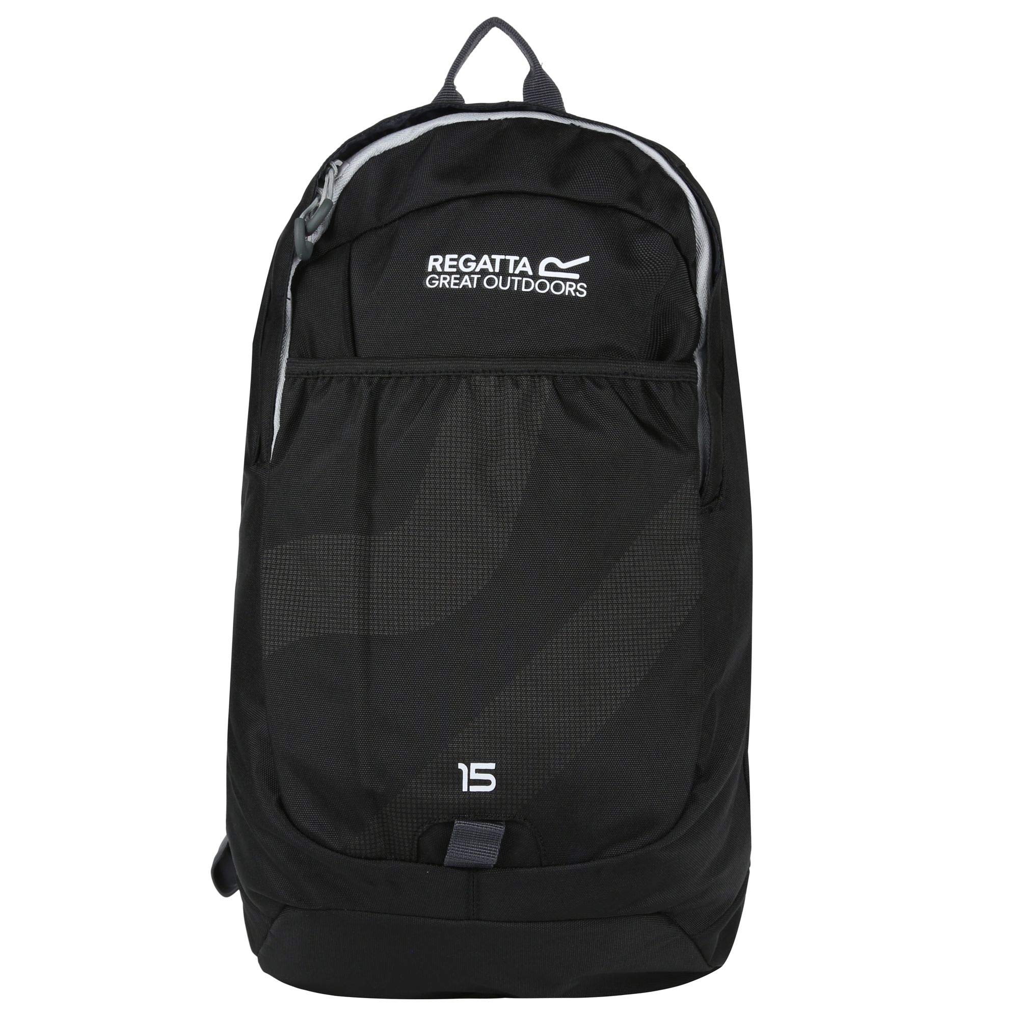 Regatta Bedabase II Hardwearing Comfort Strap Backpack - Black/LIght Steel, 15 Litre