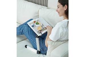 MNKXL Extra Large Book Stand Adjustable for Bed Sofa, Multifunctional Laptop Holder with Page Clips, Ergonomic Multi Heights Angles, Cooking Stands Heavy Textbook Portable, Black, 19.5 x 10 inches