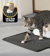Conlun Cat Litter Mat 58x42cm Honeycomb Double Layer Waterproof Non-Slip view 3