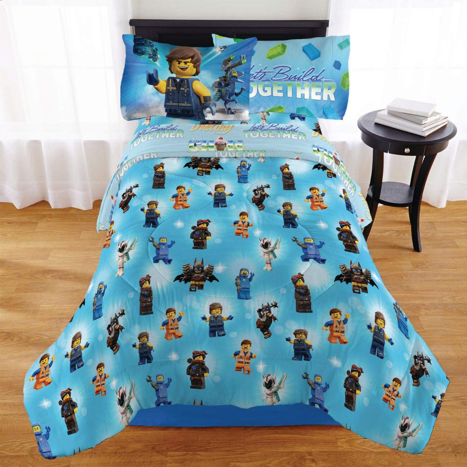 New Lego Movie 2 Rex Treme 4 Piece Kids Twin Bedding Set Plus