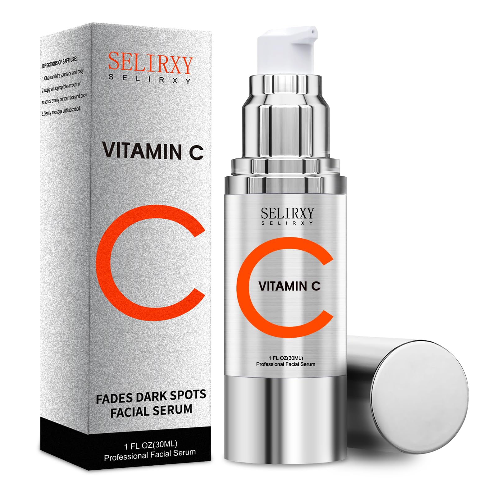 Vitamin C Serum for Face with Hyaluronic Acid iacinamide, Salicylic Acid & Lemon Extract, Brightening Serum For Dull 1FL OZ(30ML)