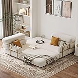 homary Velvet Futon Sofa Bed 81" 3-Seater