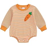Faithtur Duck Baby Clothes Duck Reindeer Embroidery Sweatshirt Romper Farm Baby Boy Hunting Outfit Infant Boys Fall Clothes