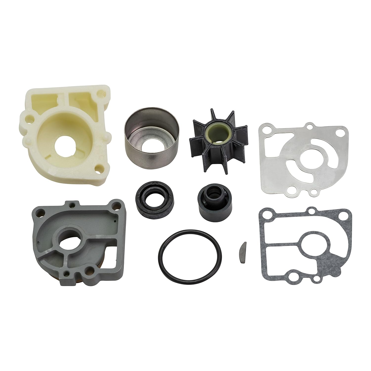 Amazon.com : Quicksilver 8M0122064 Water Pump Repair Kit - 15 Horsepower Mercury  4-Stroke Outboards : Sports & Outdoors