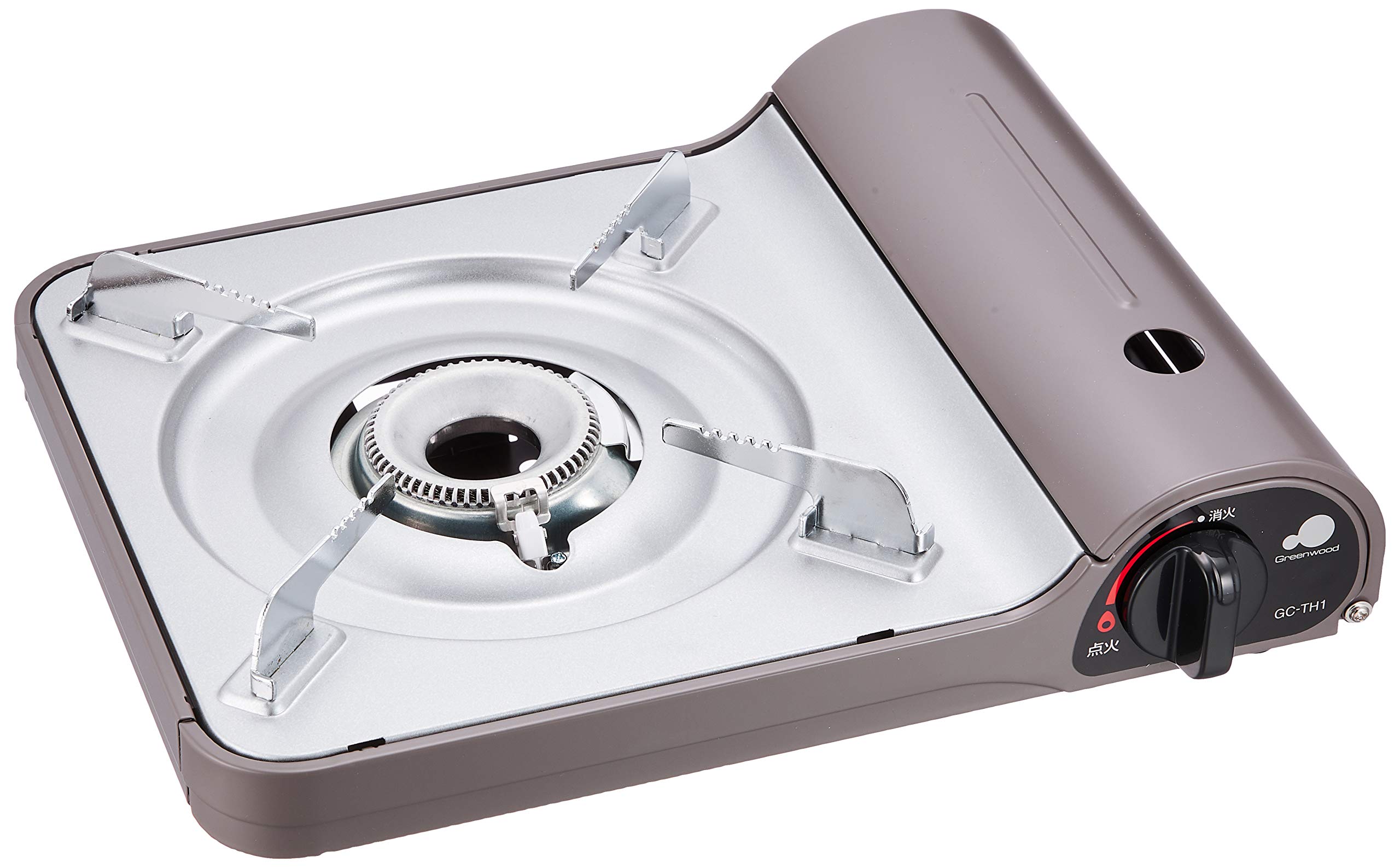 グリーンウッド カセットコンロ ブラウン GC-TH1商品画像