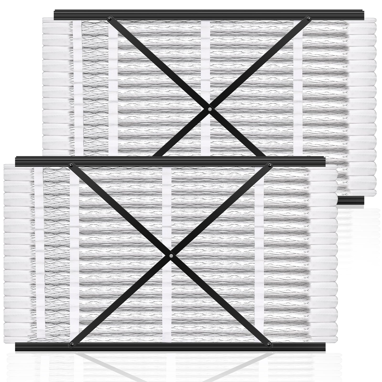 Photo 1 of 2Pack 413 MERV 13 Furnace Filter Replacement Compatible with Aprilaire 413 Models 1410, 1610, 2140, 2410, 2416, 3410, 4400, or Space-Gard 2400, 16x25x4 Air Filter Use for Whole House Furnace
